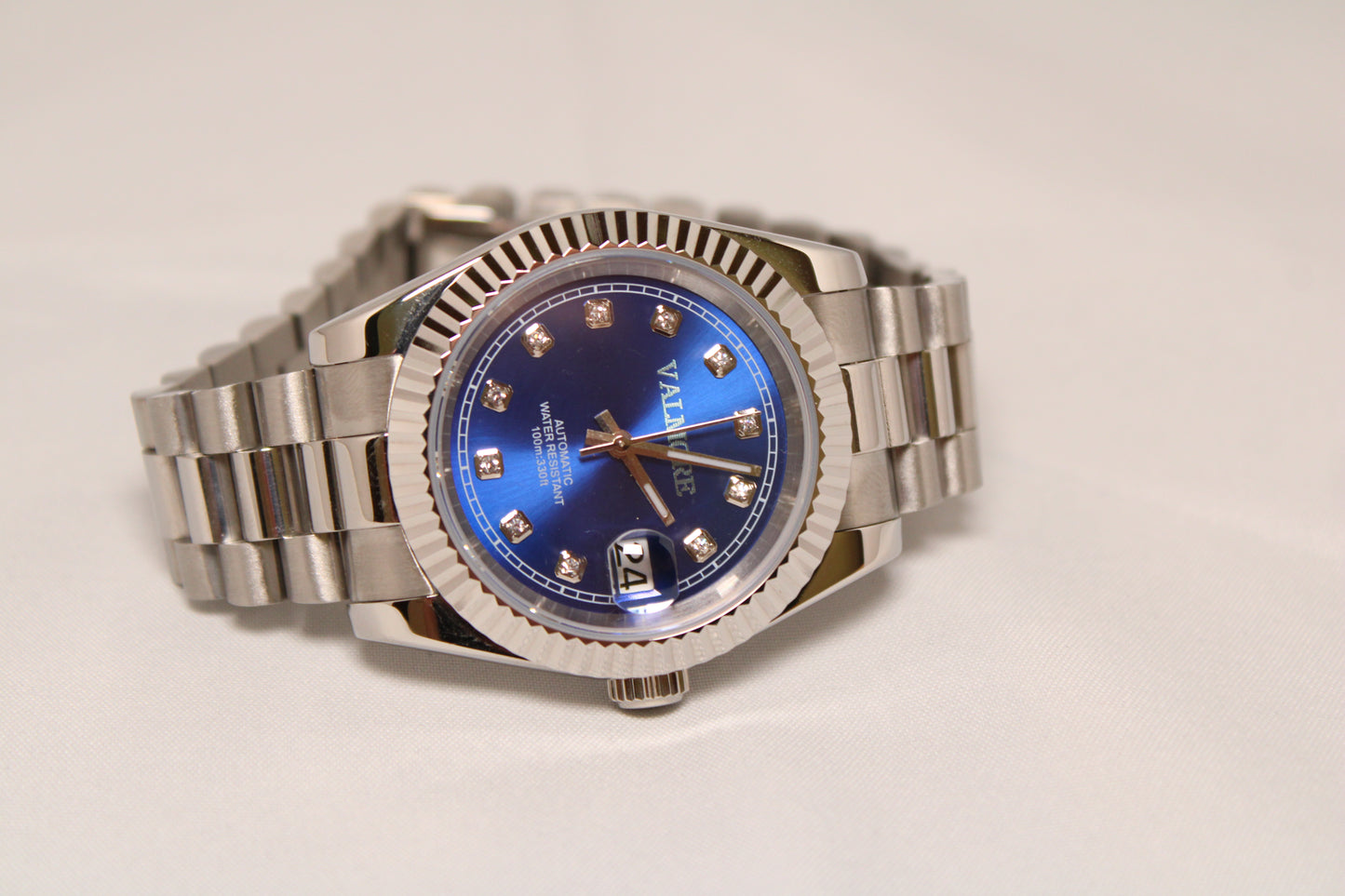 Datejust Style NH35 automatic diamond